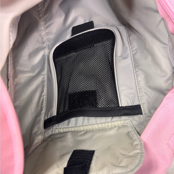 Rare Vintage Nike Swoosh Sling Bag Light Pink Backpack Y2K Travel School Sport main image 11